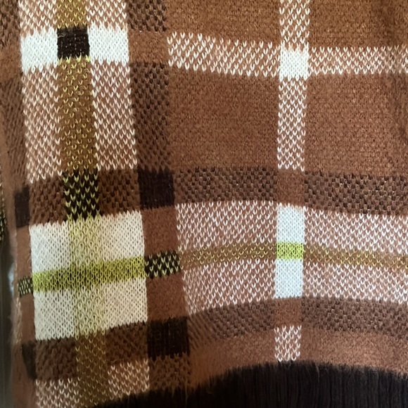 Collusion Brown Plaid Sweatshirt - Picture 3 of 3